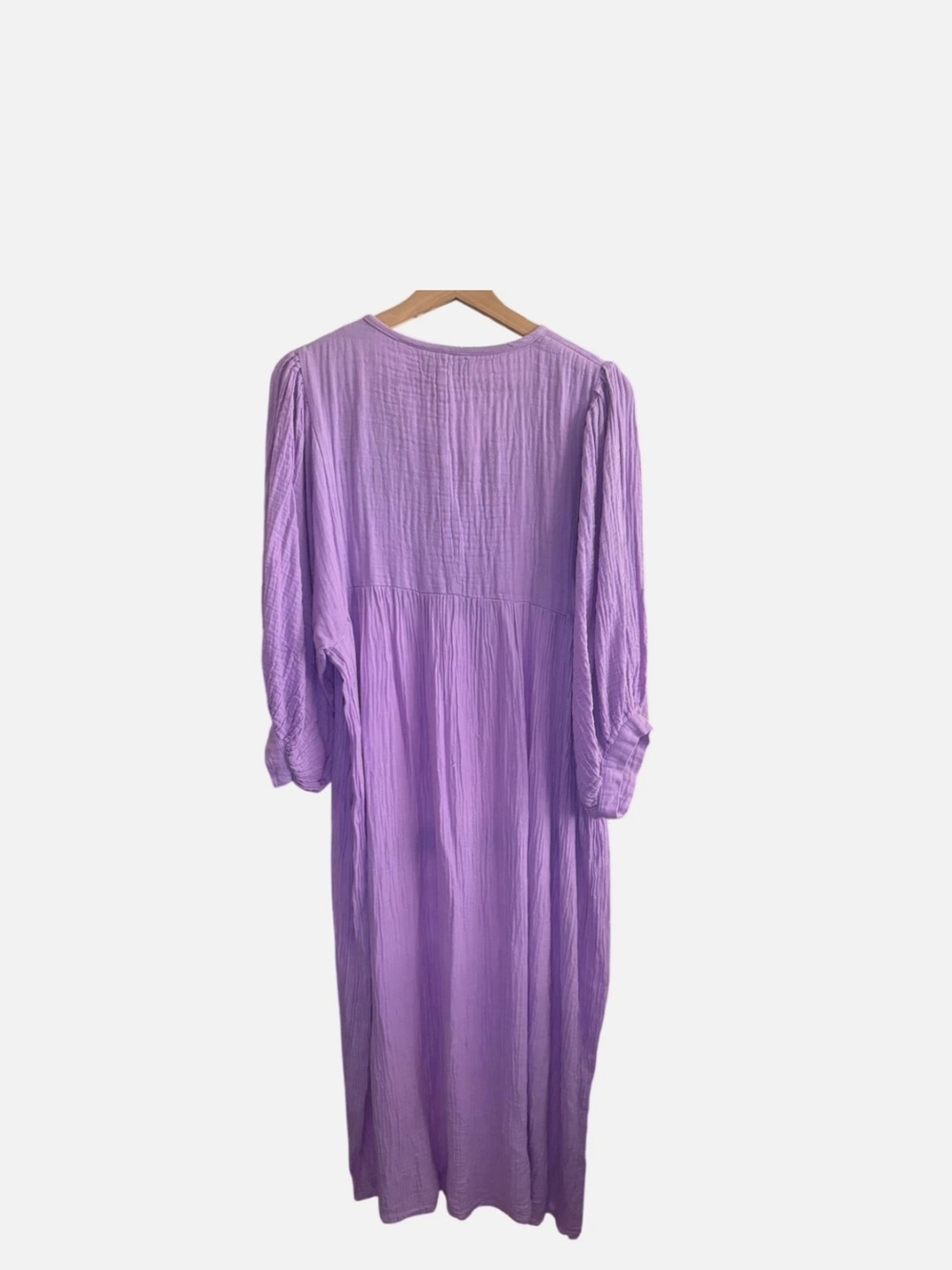 Daughters of India Maxi Lilac Gauze Kyra Dress - Picture 10 of 11